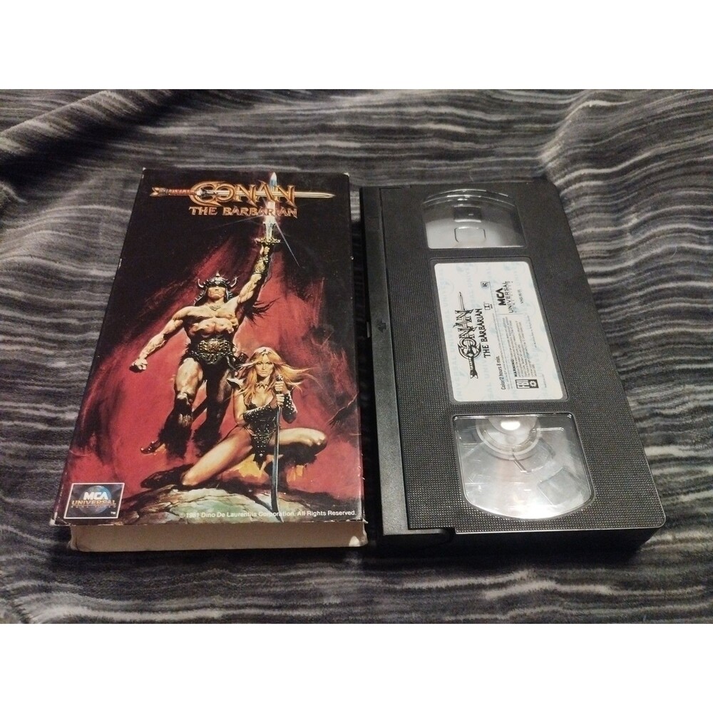 1981 Conan The Barbarian VHS - Arnold Schwarzenegger 1990